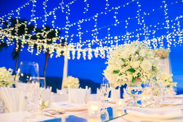 Dinner set up