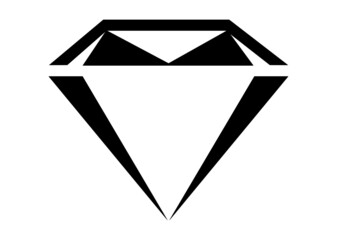 diamond line icon. linear style sign for mobile concept and web design. Symbol, logo illustration. Pixel perfect vector graphics