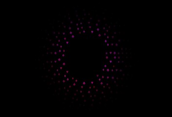 Dark Purple, Pink vector texture with playing cards.