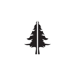 Pine tree logo design symbol template
