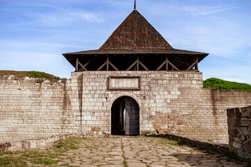 Fototapeta premium Khotyn fortess, castle in Ukraine. One of seven wonders of Ukraine