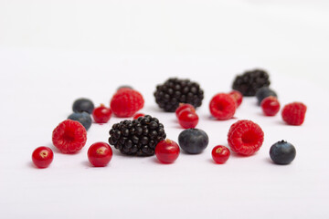 Berry mix: raspberries, currants, blackberries, blueberries
