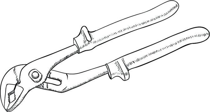 parrot pliers isolated on white vector illustration