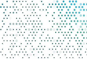 Light Blue, Green vector template with circles.