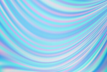 Fototapeta premium Light BLUE vector background with lava shapes.