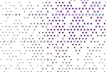 Light Purple vector cover with spots.