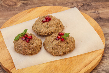 Georgian cuisine - pkhali from beans