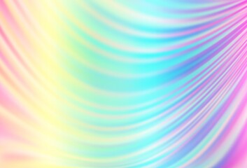 Obraz premium Light Multicolor, Rainbow vector background with liquid shapes.