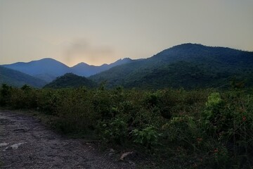 morning in the mountains