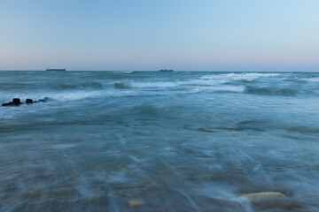 Sea landscape in the morning