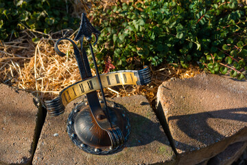 A sundial in my garden