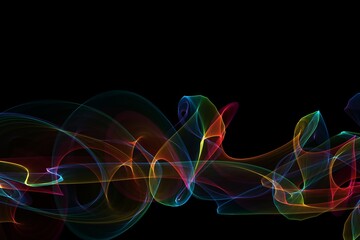 abstract decorative rainbow colors