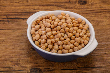 Vegan cuisine - Dry chickpea heap