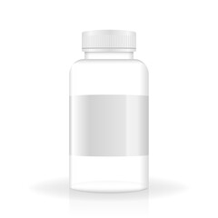 Mockup for healthcare design. Spray bottle. Container mockup. Health care. Plastic package design. Realistic white blank package. Soap bottle. Isolated white background. Vector illustration.