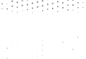 Light Silver, Gray vector cover with spots.