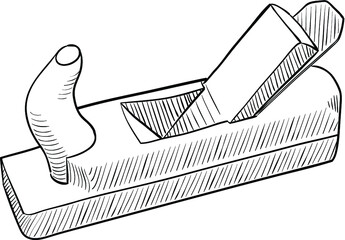 Carpenter's Wood Planer
Hand drawn vector drawing of a Carpenter's Wood Planer.
