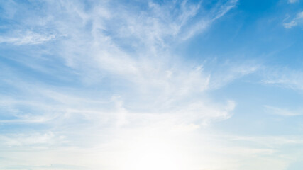 Blue sky with cloud bright at Phuket Thailand.