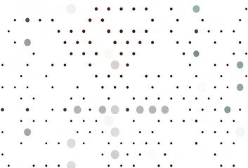 Light Orange vector template with circles.