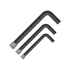 bristol keys set tools flat style icon