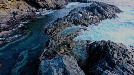 sea land sun mountains and wonderful natural landscape