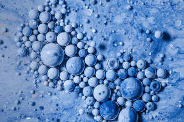 Colourful acrylic bubbles.