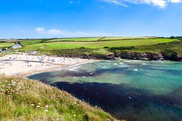 Poldhu Cove Cornwall England UK