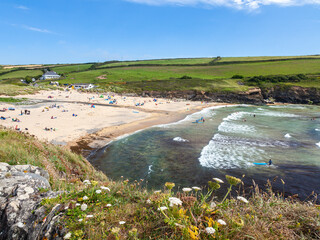 Poldhu Cove Cornwall England UK