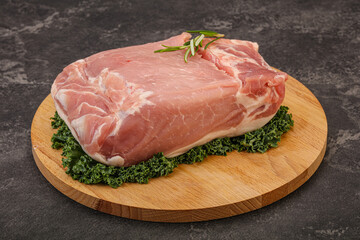 Pork meat piece for cooking