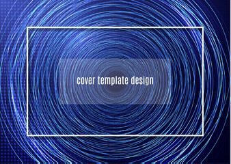 Stylish background with many bright shiny circles. Template for your presentation, flyer layout, banners, logo, presentation. Vector