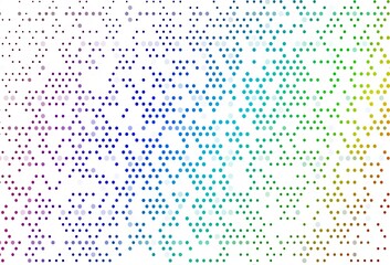 Light Multicolor, Rainbow vector pattern with spheres.