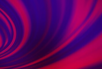 Dark Purple vector template with bent ribbons.