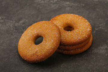 Sweet and crispy ginger cookies