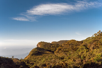World's End, a sheer precipice within the Horton Plains National Park in Sri Lanka