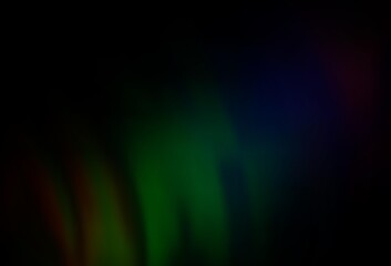 Dark Green vector template with lines, ovals.