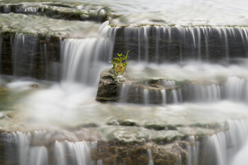 Waterfalls on the Mississippi River