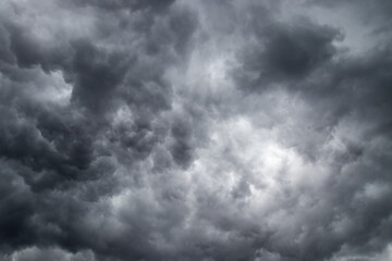 storm clouds in the sky creates a dramatic environment