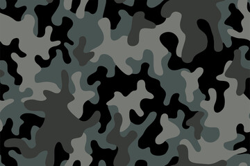 Full seamless abstract military camouflage skin pattern vector for decor and textile. Army masking design for hunting textile fabric printing and wallpaper. Design for fashion and home design.