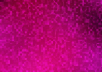 Light Pink vector template with crystals, rectangles.