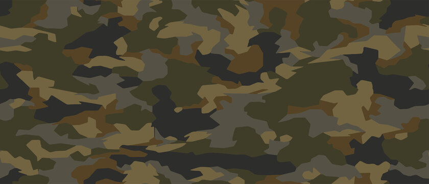 Full seamless camouflage texture skin pattern vector for military textile. Usable for Jacket Pants Shirt and Shorts. Dirty army camo masking design for hunting fabric print and wallpaper.