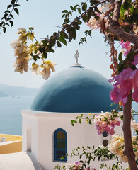 church in santorini