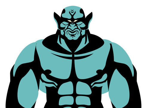 A greek mythology monster a giant titan cyclop.