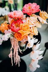 Amazing wedding flowers, wedding colourful bouquet.