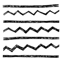 Hand-drawn sloppy sketch line background.