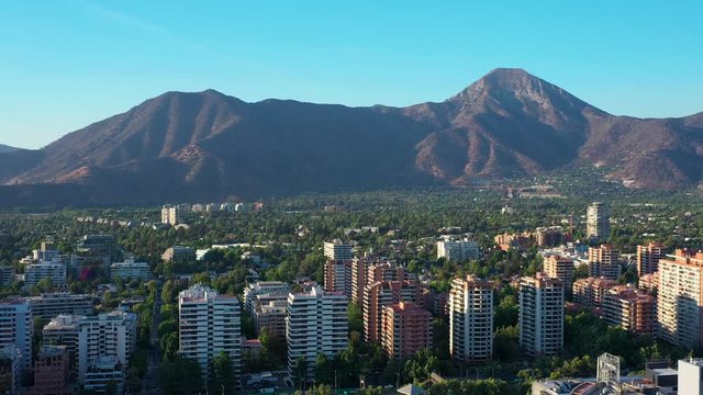 Cerro Manquehue is nestled in the middle of Santiago and is the highest peak in the valley of the city.