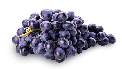 Ripe bunch blue grape