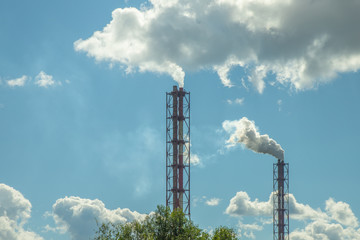 soaring chimneys