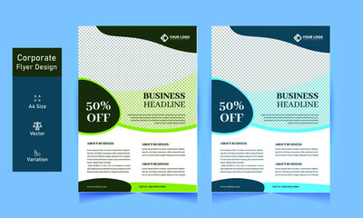 Coronavirus COVID 19 Flyer Template Design