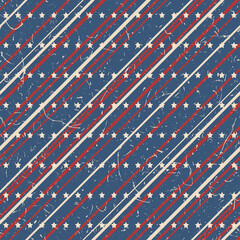 American stars and stripes pattern