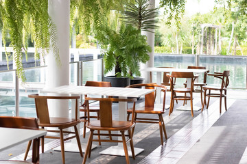 patio with table and chairs