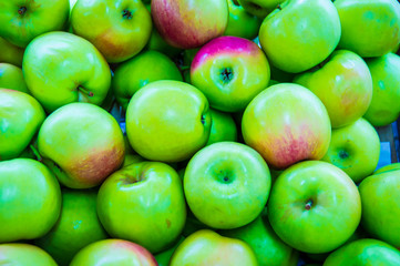 beautiful ripe apples